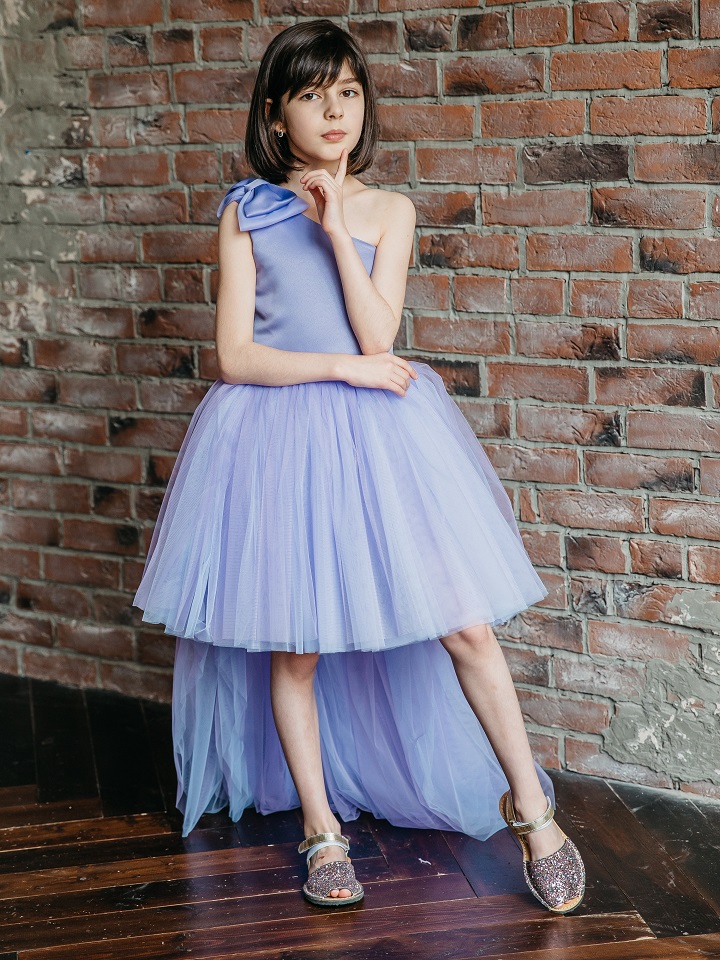 Платье "Канны" цвет фиолетовый-сиреневый